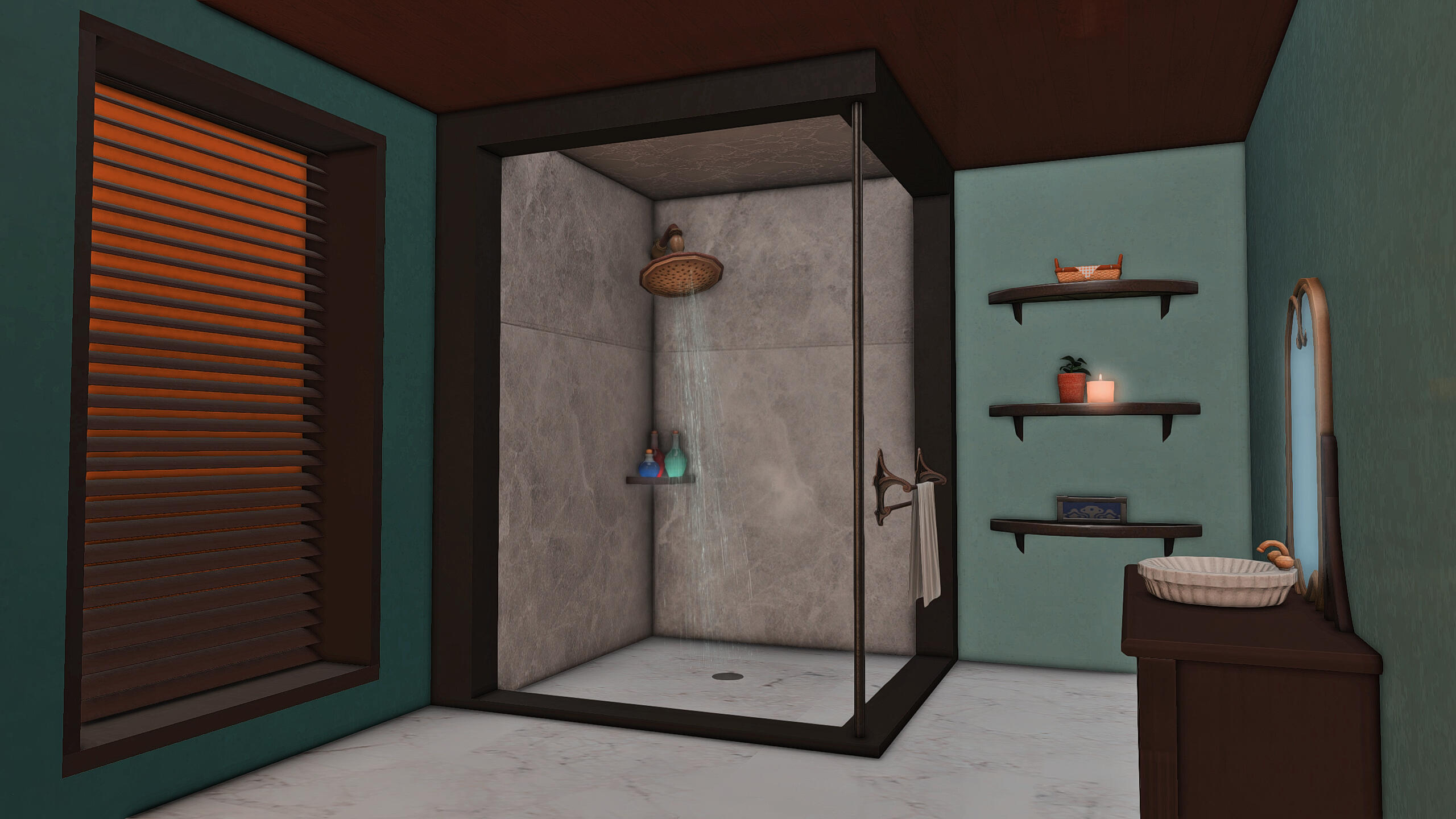 Turquoise Modern (Medium)