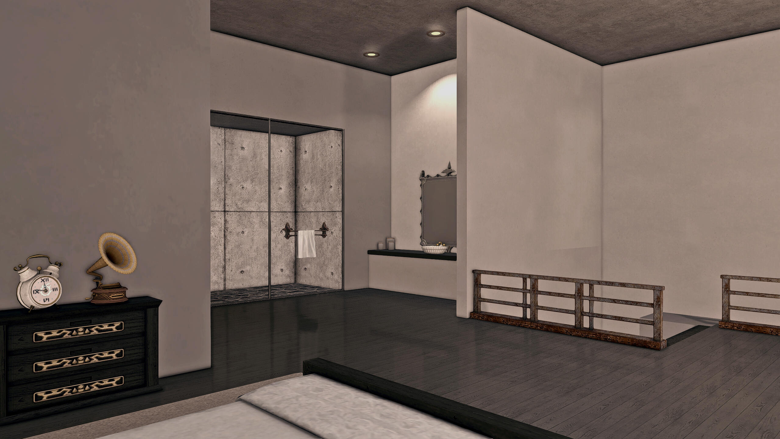 Monochrome Industrial Loft (Large)