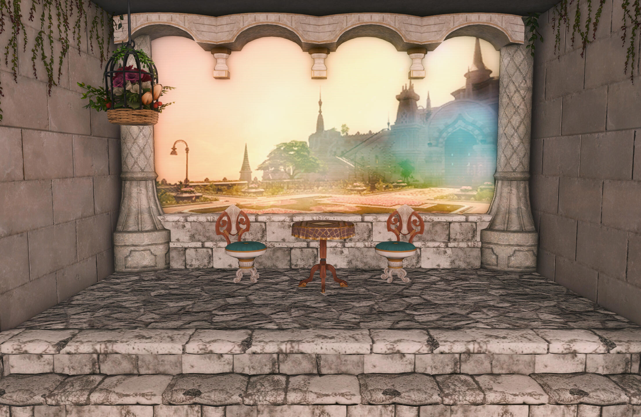 Turquoise Violet Villa (Medium)