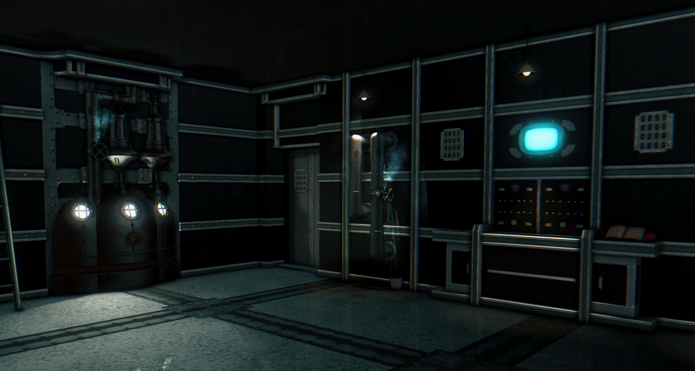 SS Manta - Submarine Machinery Room (Small)