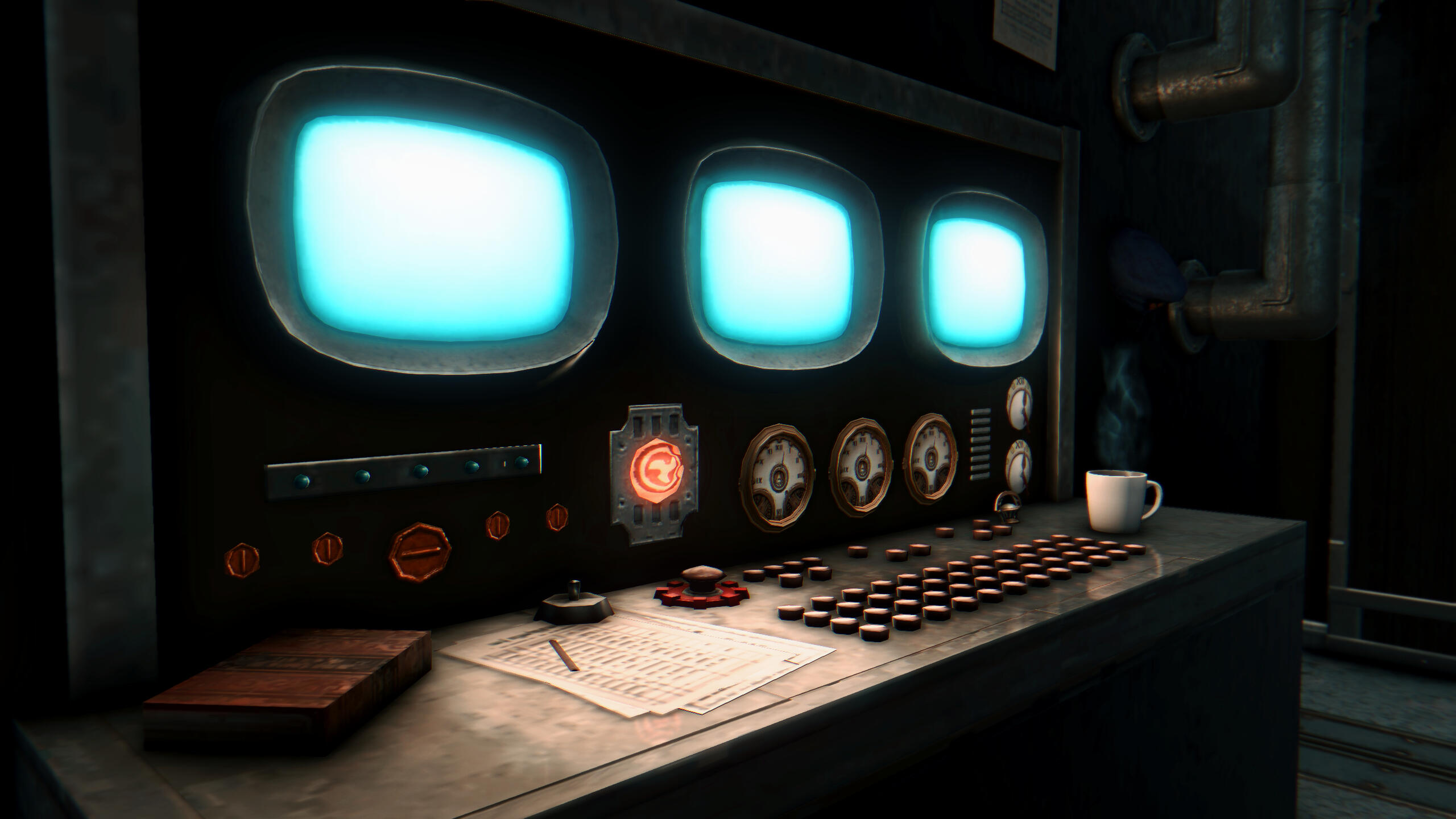 SS Manta - Submarine Machinery Room (Small)