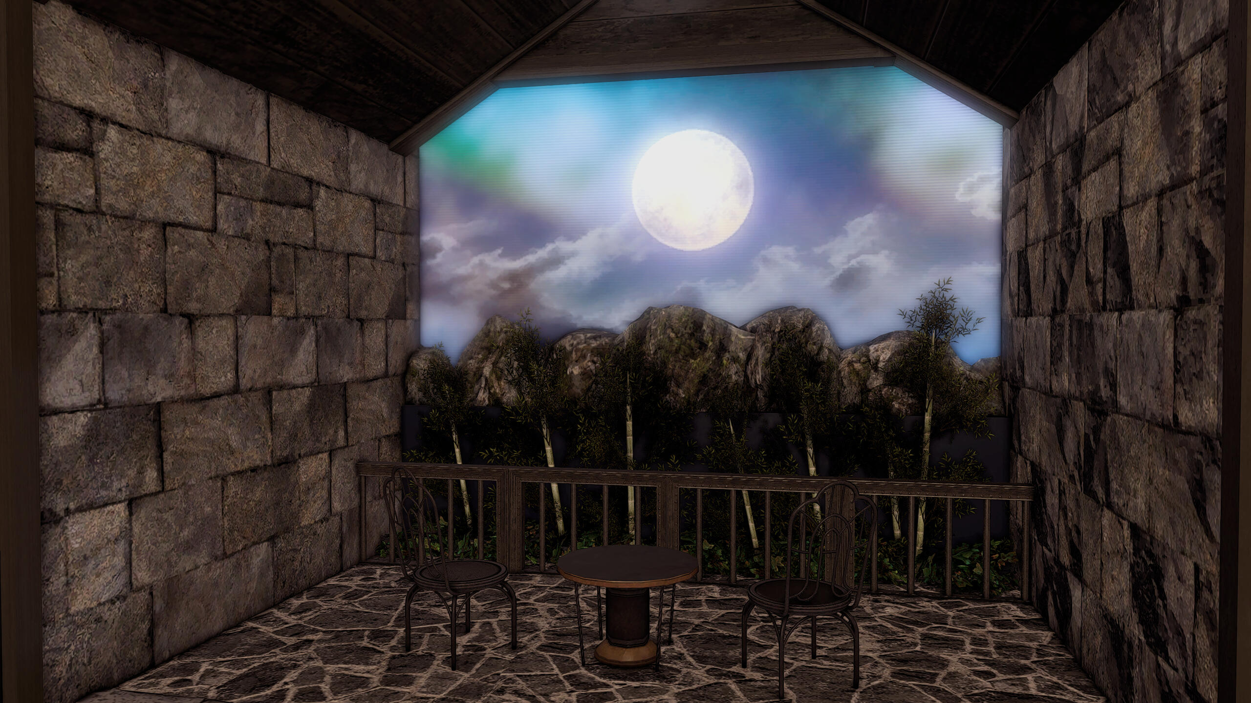 Moonlit Balcony