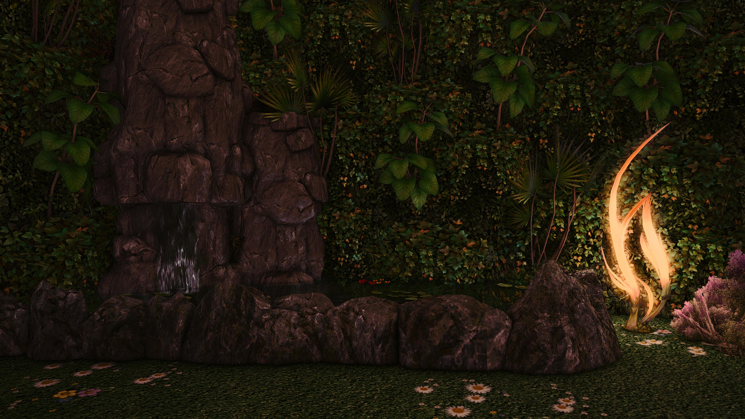 Immersive Night Forest