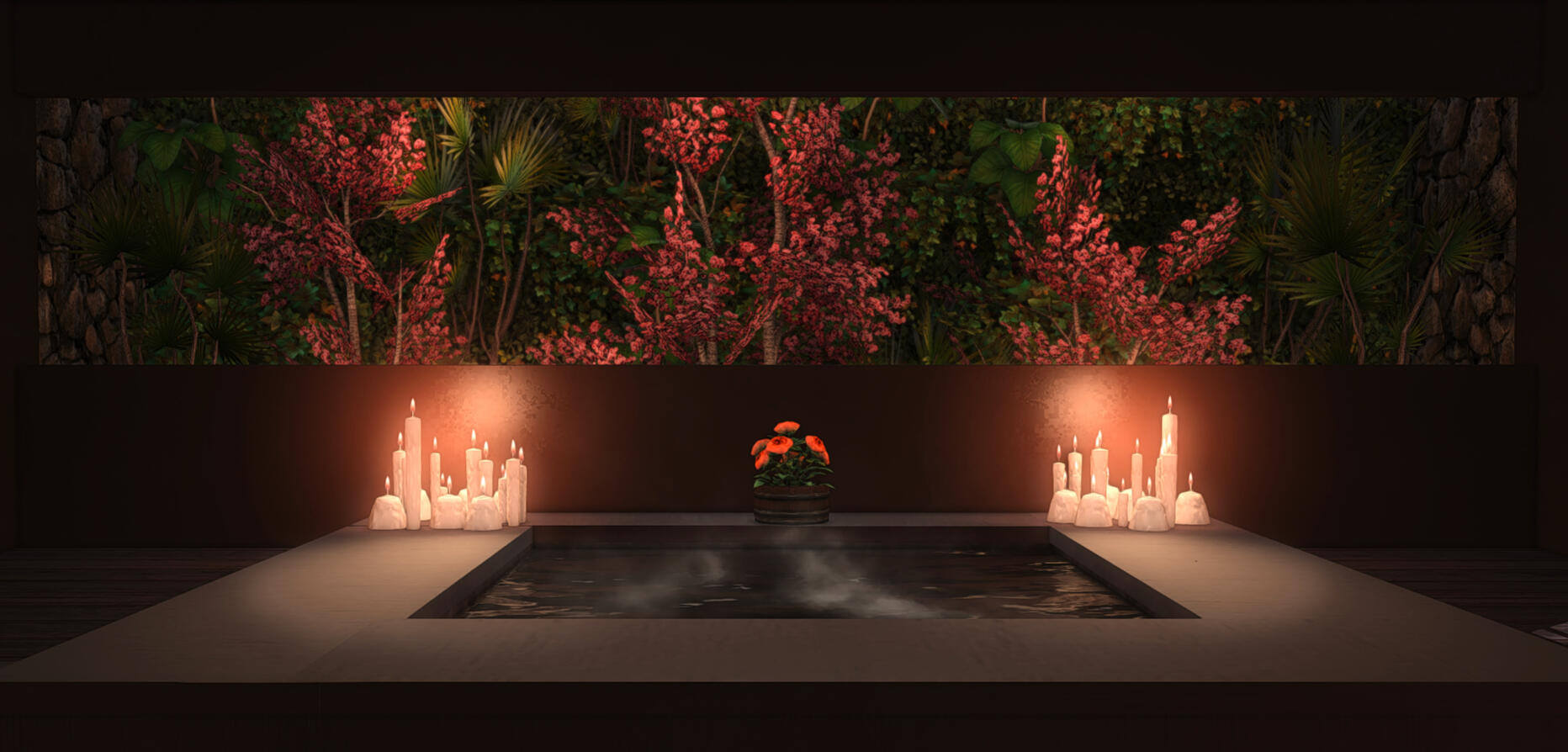 Lush Window Backdrop