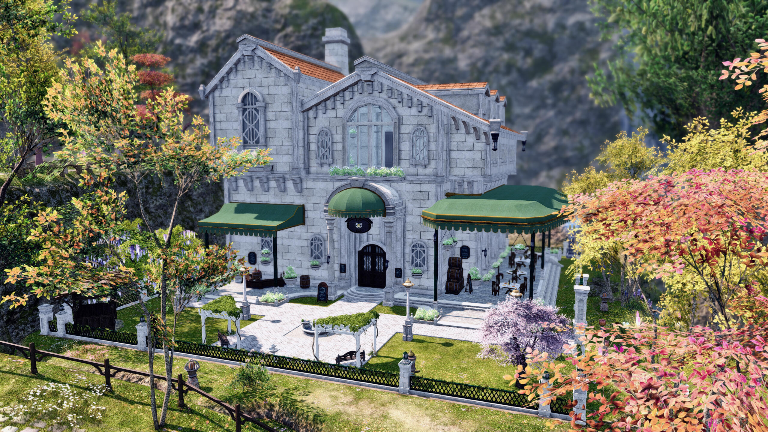 Lavender Beds Courtyard